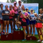 Luray Sprint Triathlon female relay winners